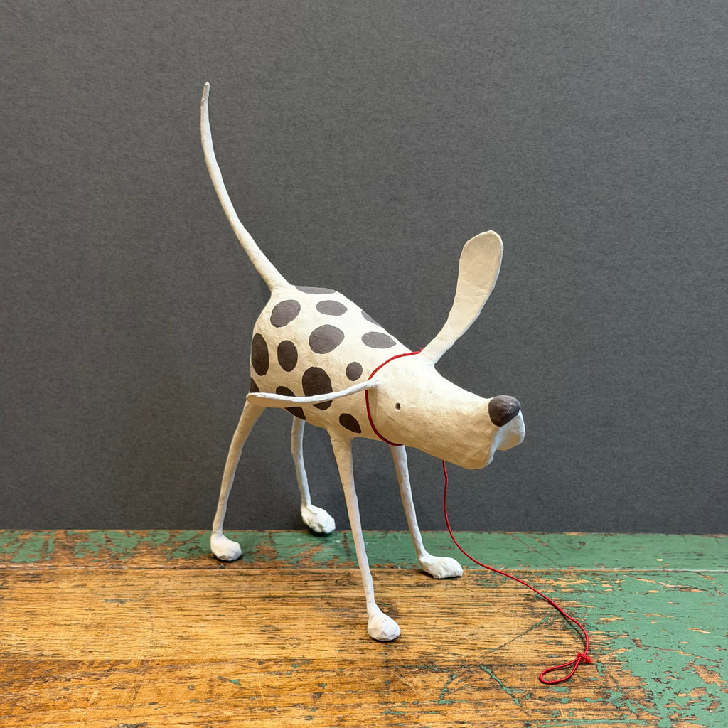 Paper Mache Sculpture ‘Pickle the Dog’