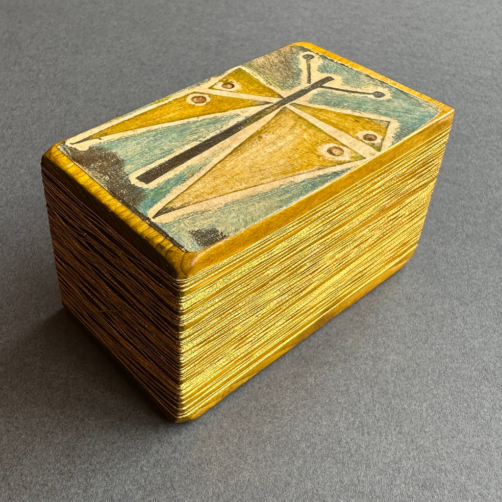 Collagraph Block ‘Butterfly’ Lemon/Lime/Blue