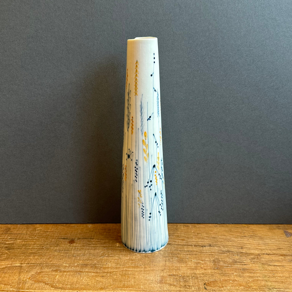 Meadow Pattern Tapered Vase - Large