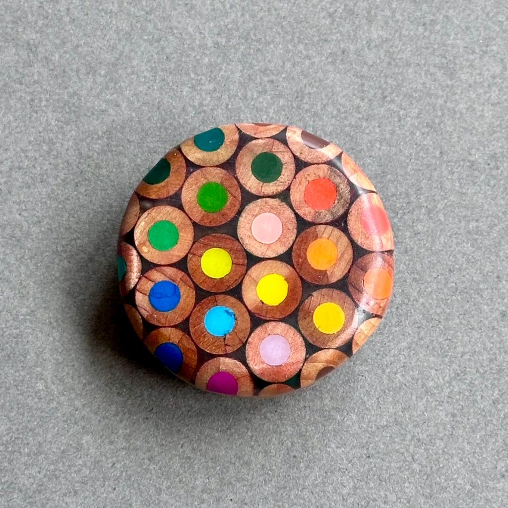 Round Pencil Brooch