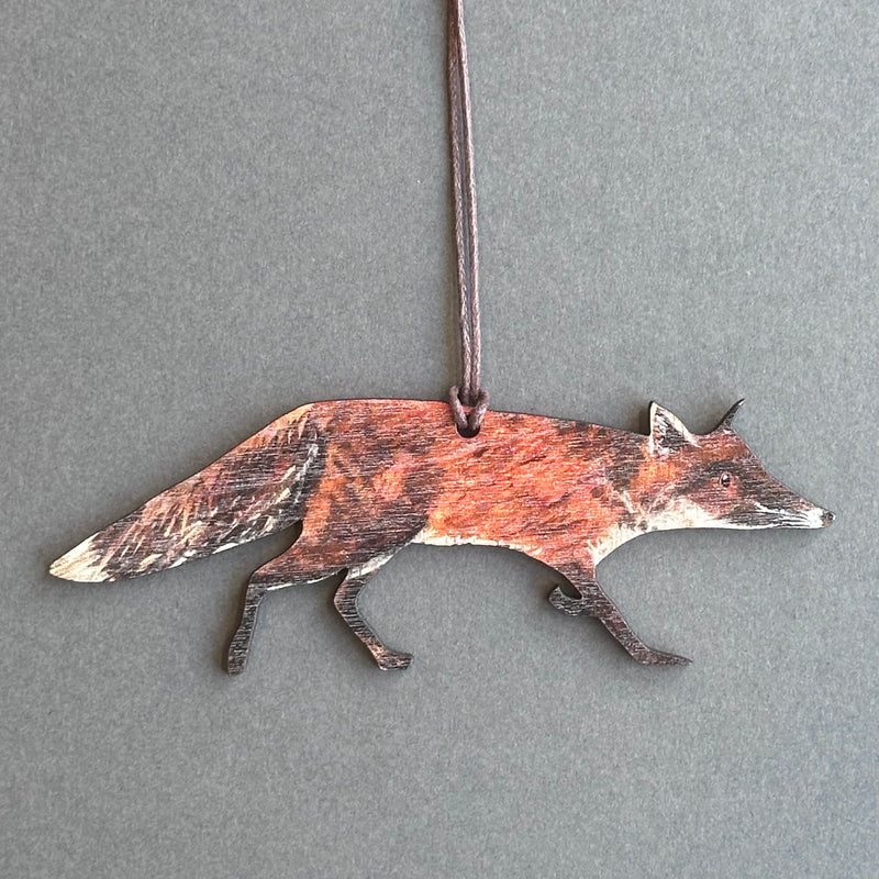 Wooden Decoration - Mr Fox