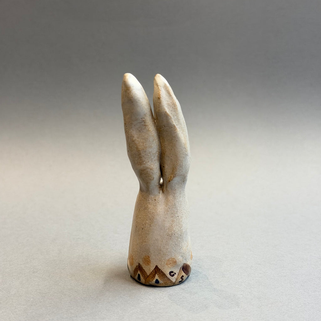 Stoneware Rabbit Head #D