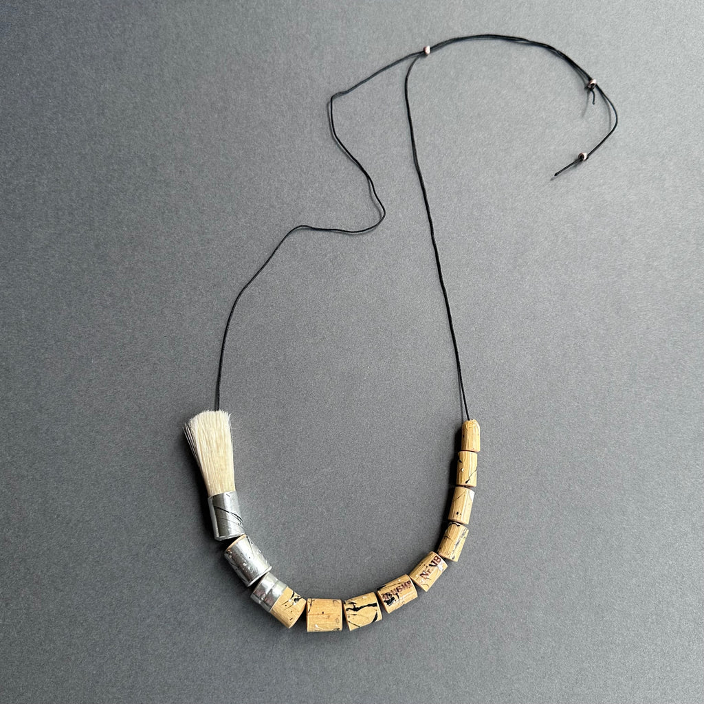 Povera Paintbrush Necklace
