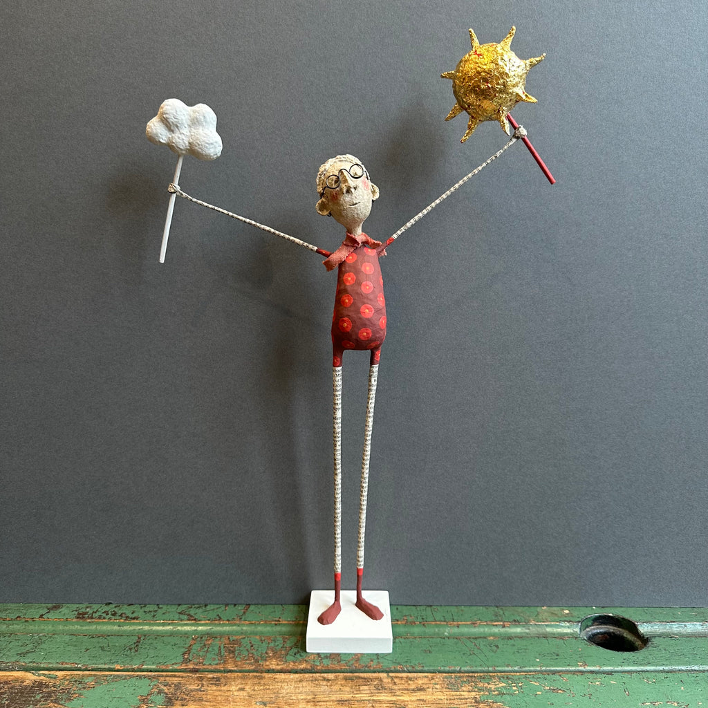 Paper Mache Sculpture ‘Ned’