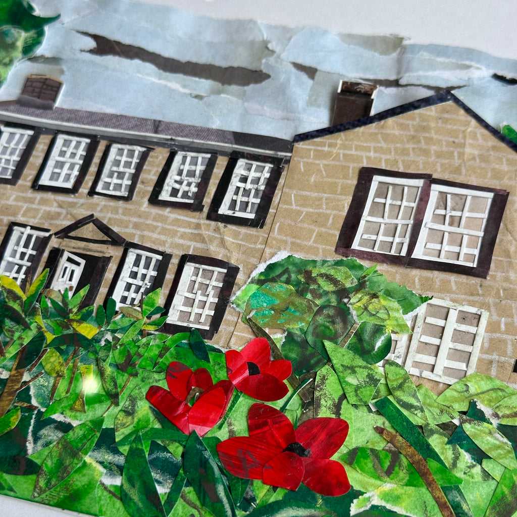Original Collage - The Parsonage - Framed