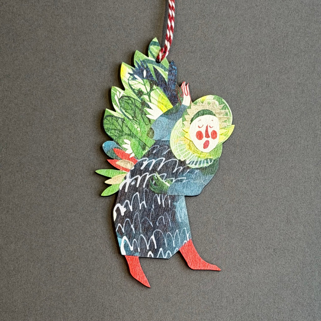 Wooden Decoration - Ester Kent - Singing Angel