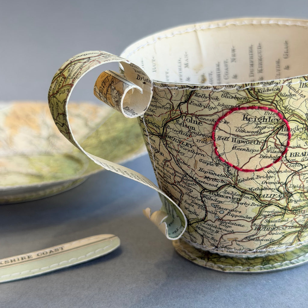 Paper Teacup - Maps - Haworth