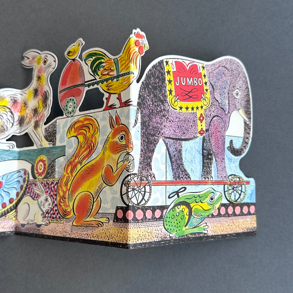 Die-Cut Card - Emily Sutton - Tin Toys, Polar Bear to Elephant