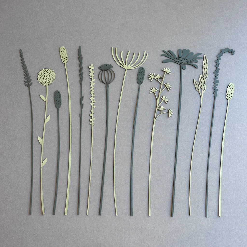 Paper Posy - Set of 14 - Two Colours