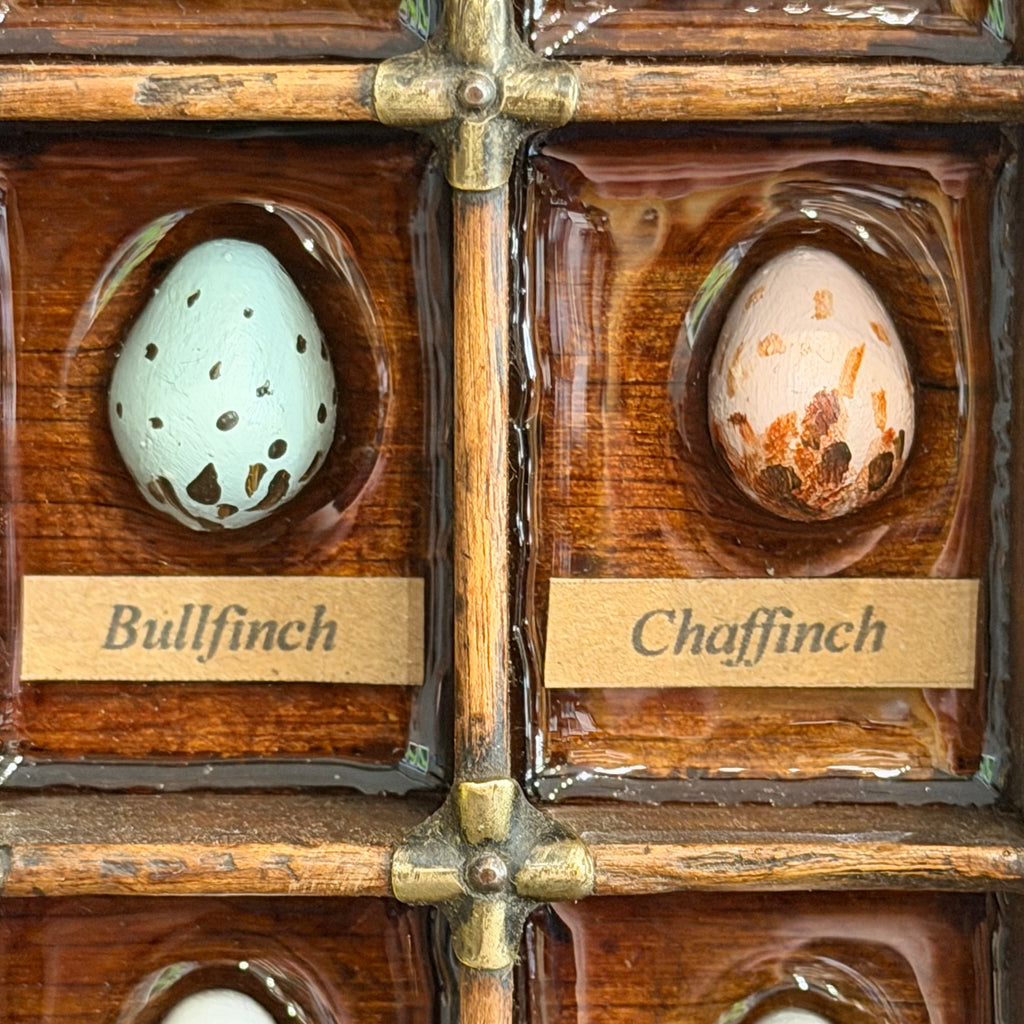 Mixed Media Garden Bird Eggs #583