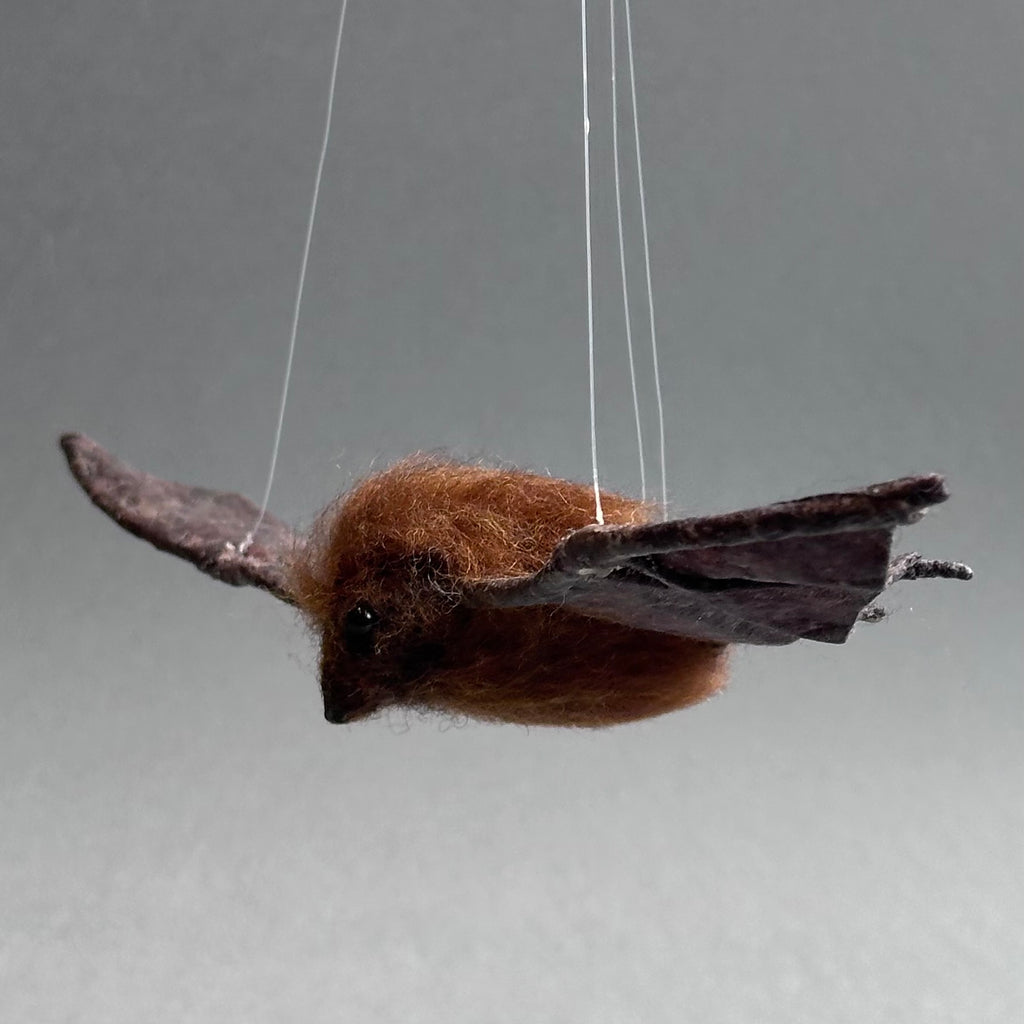 Needle Felted ‘Pippistrelle Bat’ #M