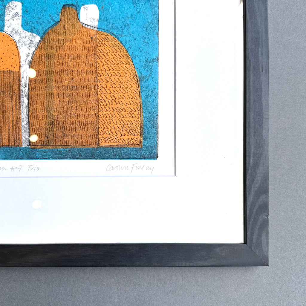 Etching - Conversation #7 Trio - Framed