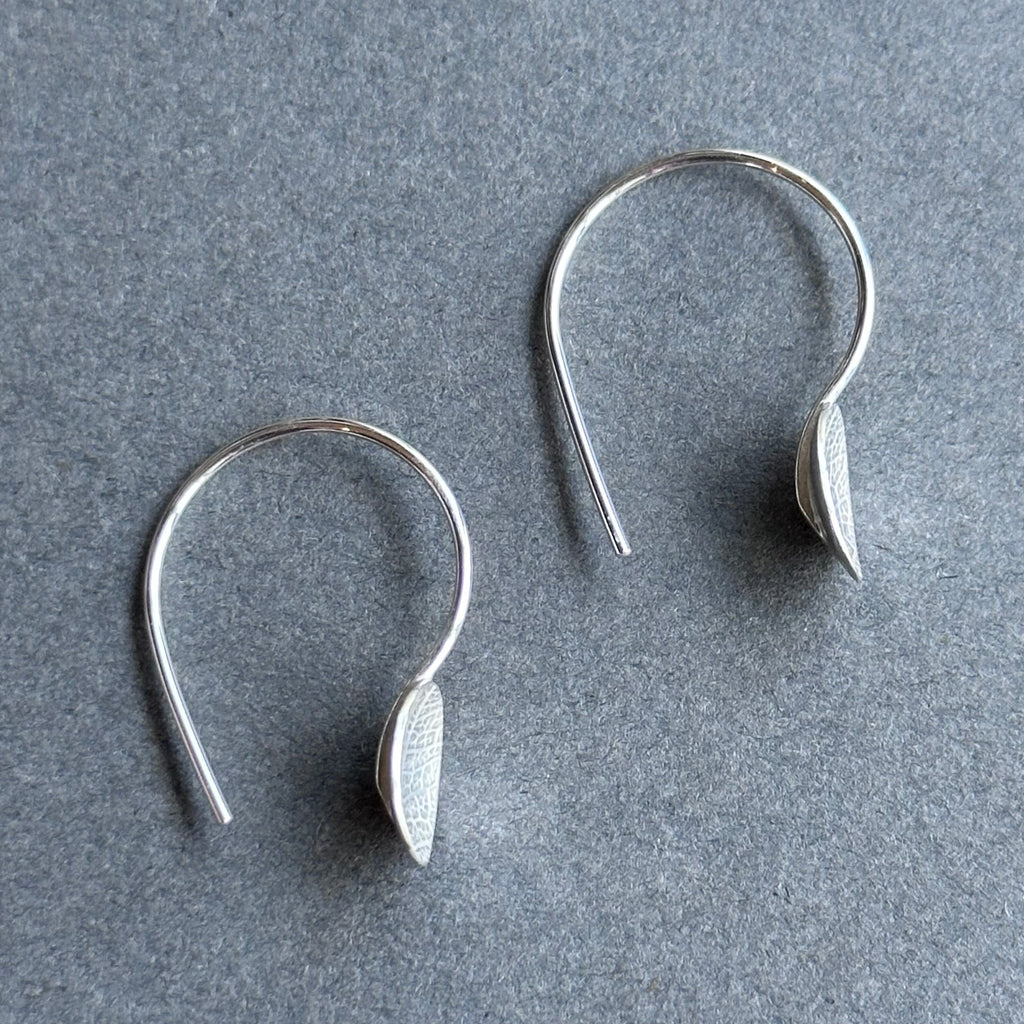 Leaf Earrings - Mini Hooks