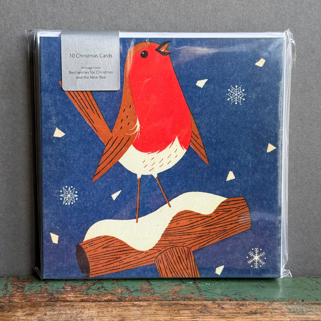 Christmas Card Pack - Set of 10 - John Hanna - 1953 Robin
