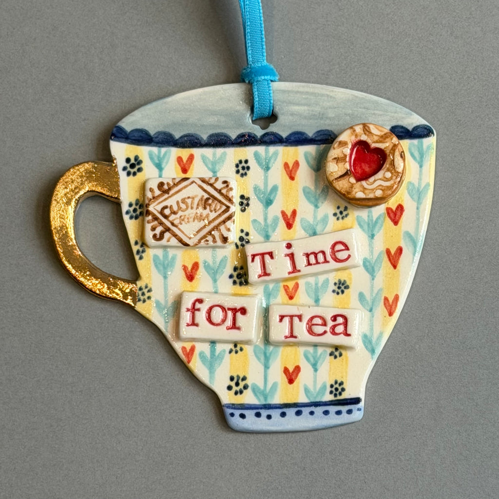 Porcelain Hanging Tea Cup