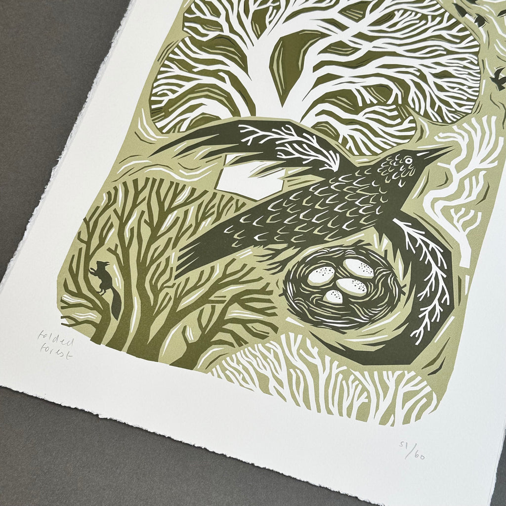 Ltd Edition Screenprint - Woodland Bird