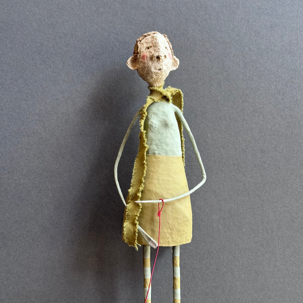 Paper Mache Sculpture ‘Eve & Soloman the Dog’