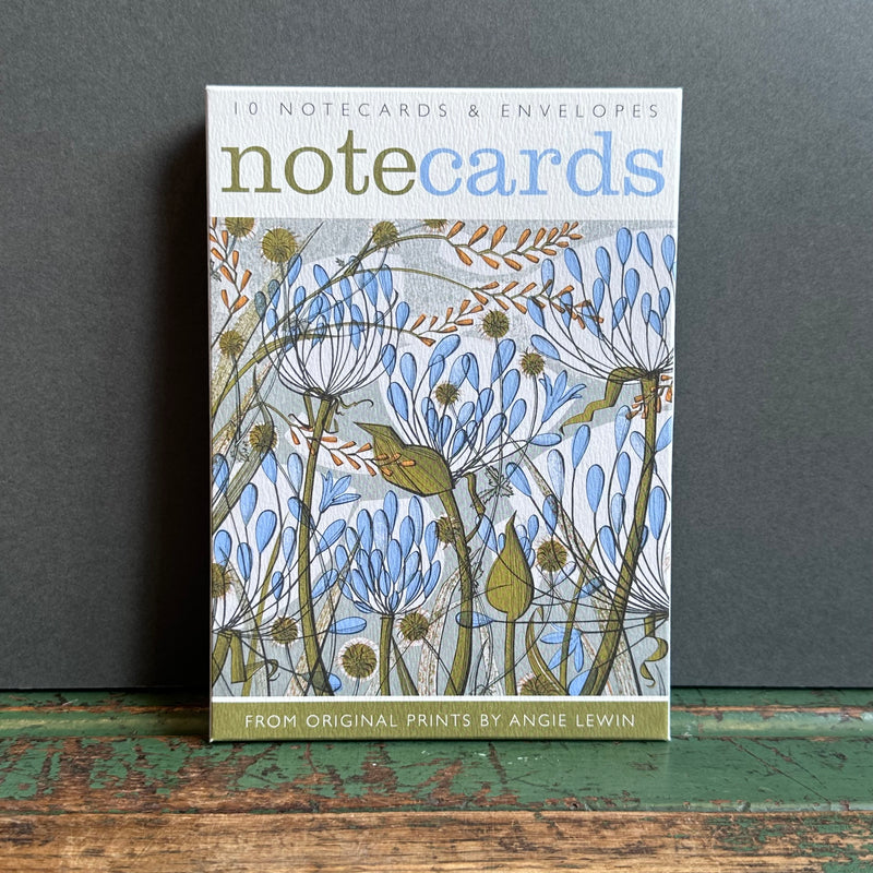 Notecards - Angie Lewin - Agapanthus II/Ramsons & Campion