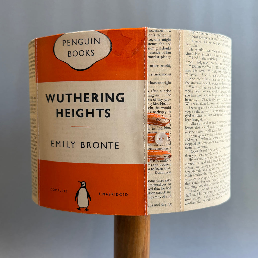 Book Cover Lozenge Shade - Penguin Orange - Small