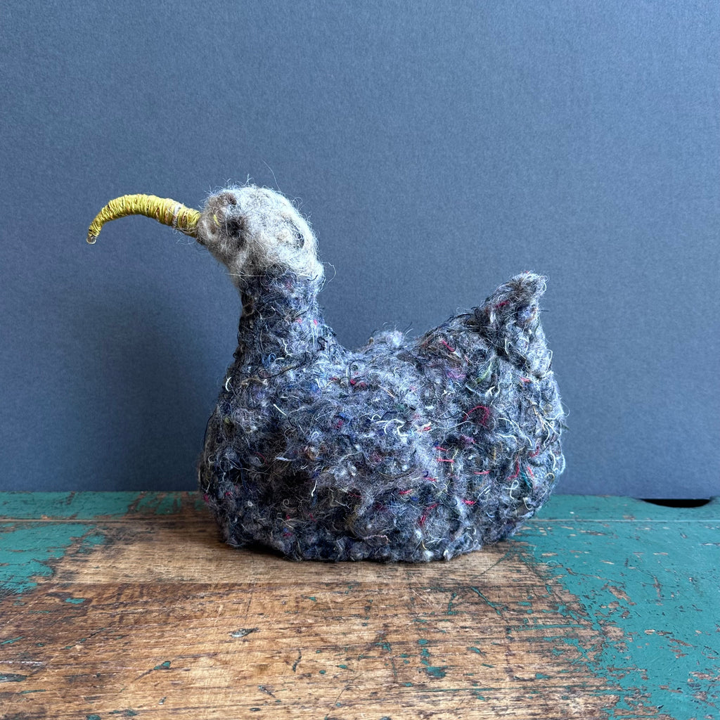 Textile Sculpture ‘Tallulah the Swimming Bird’
