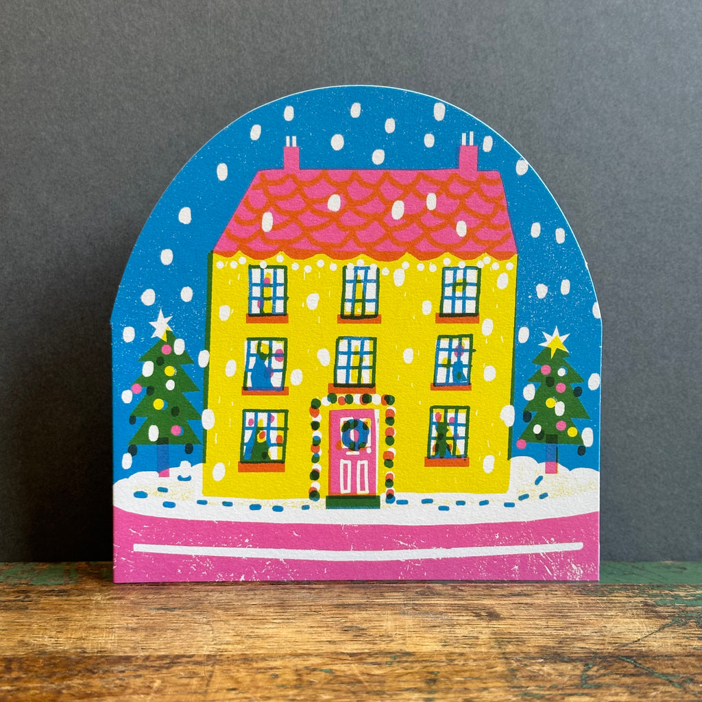 G/Card - Snow Globe - House