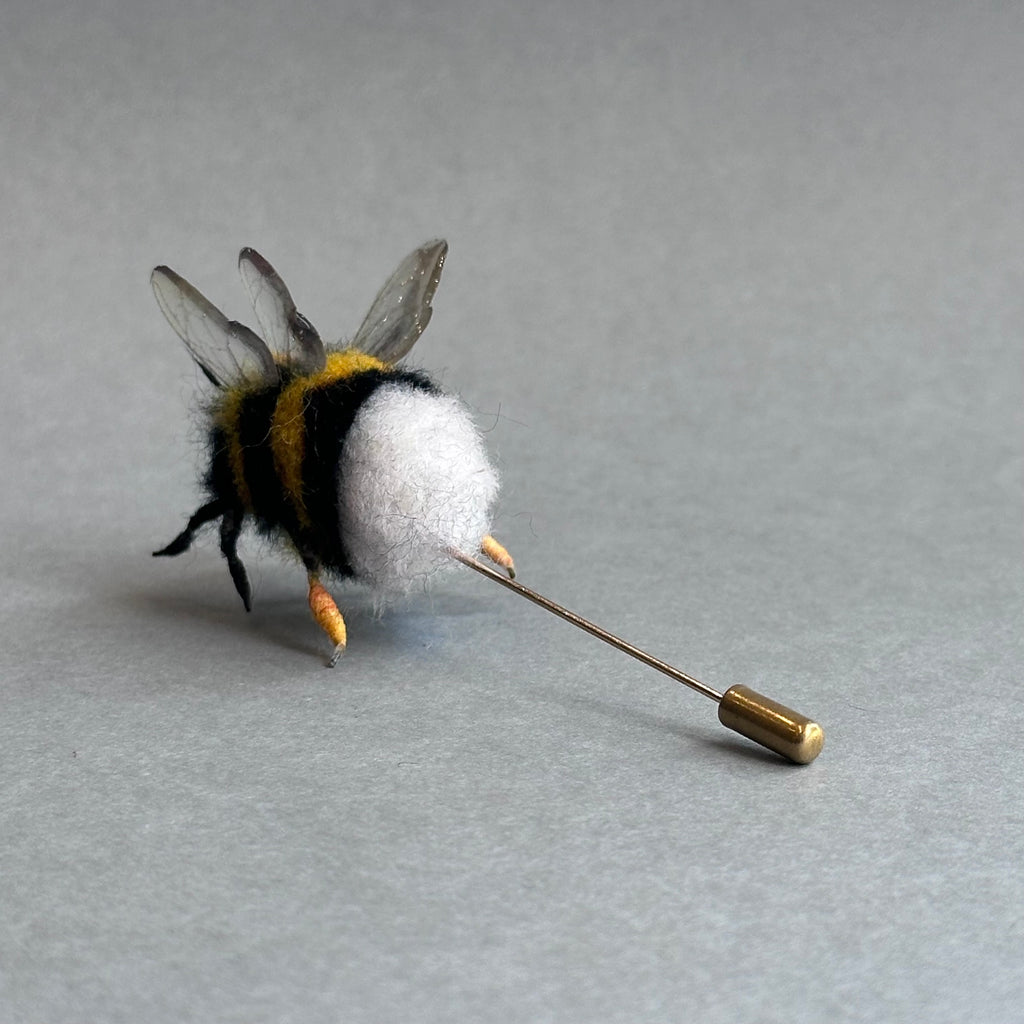 Needle Felted ‘Bumble Bee Pin’ #B