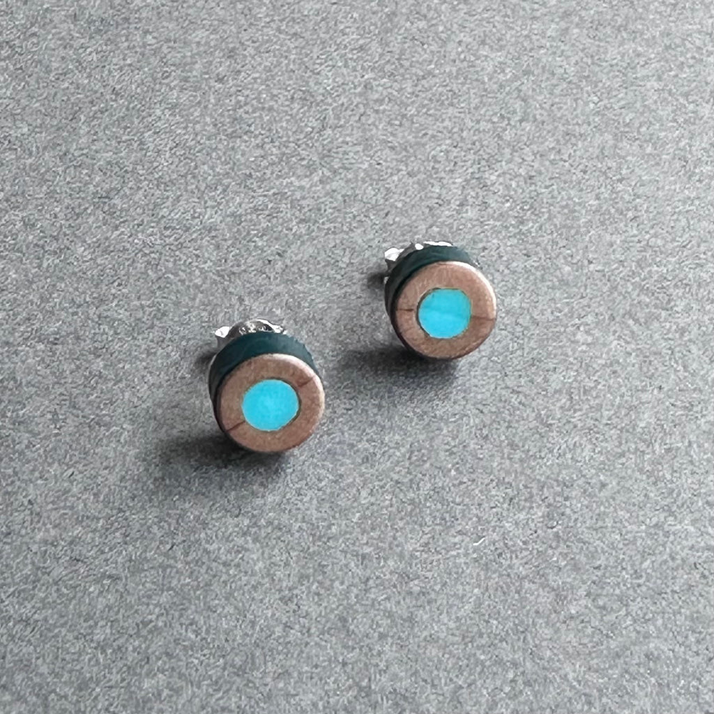 Pencil Stud Earrings - Turquoise