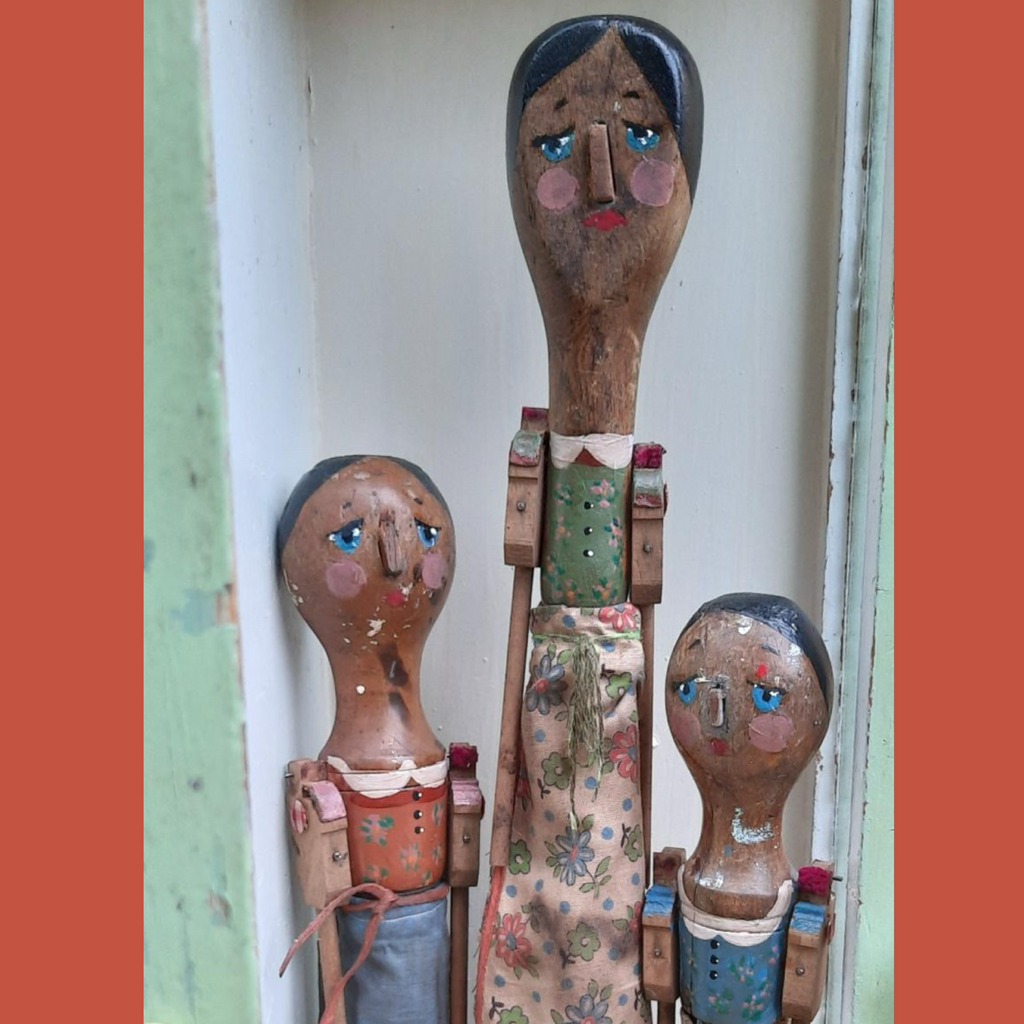 Vintage Mixed Media Sculpture - The Secrets we Share