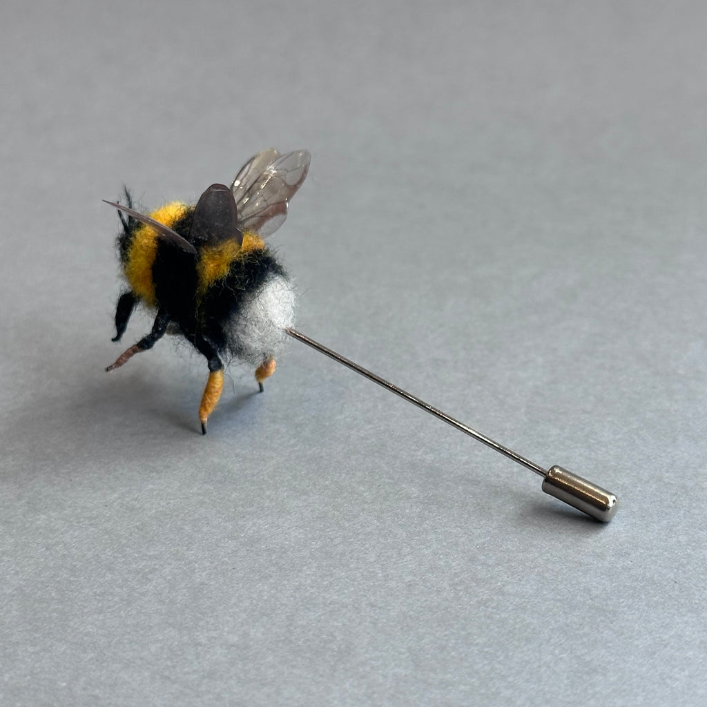 Needle Felted ‘Bumble Bee Pin’ #D
