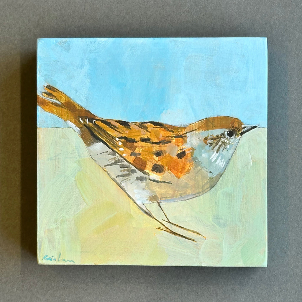 Acrylic on Board - ‘Dunnock’