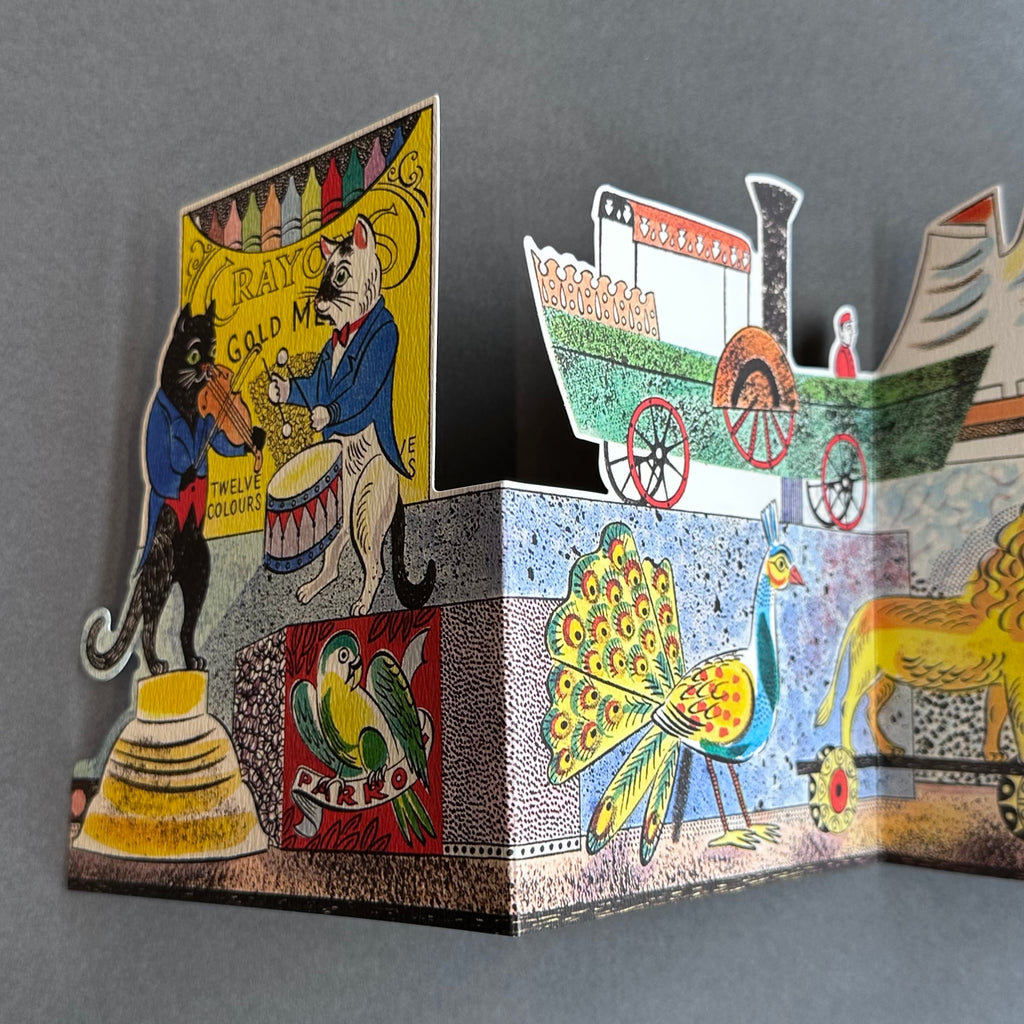 Die-Cut Card - Emily Sutton - Tin Toys, Cats to Dog