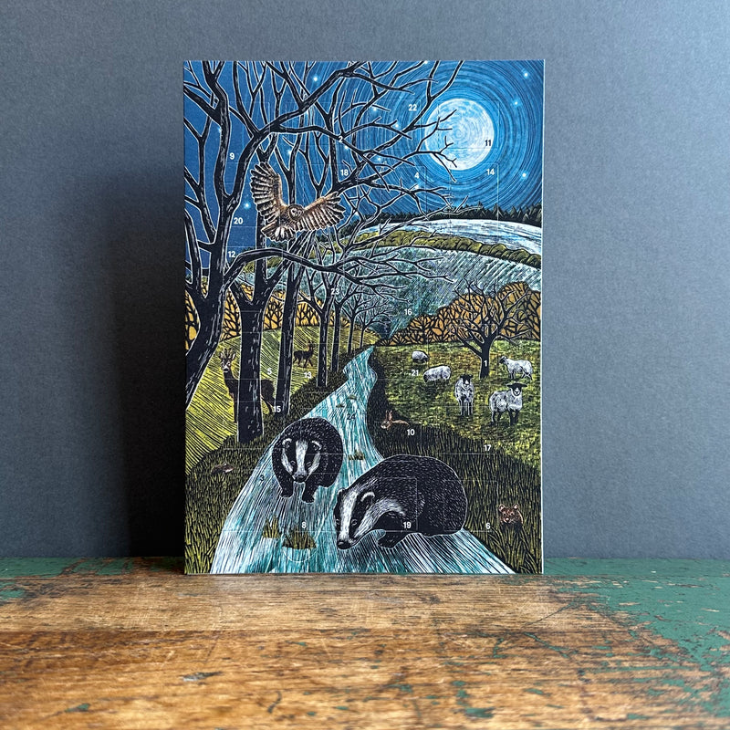 Advent Calendar G/Card  - Molly Lemon - Moonlight