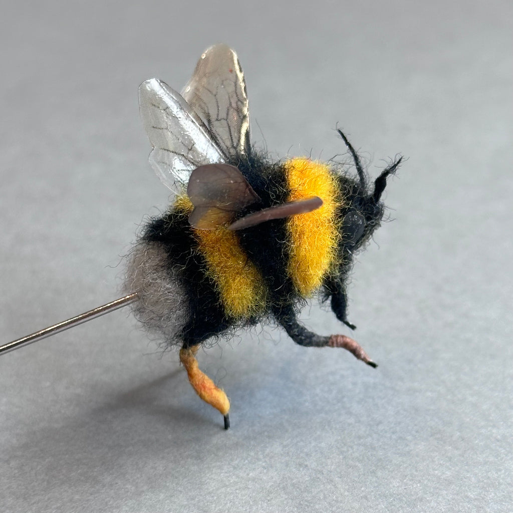 Needle Felted ‘Bumble Bee Pin’ #D