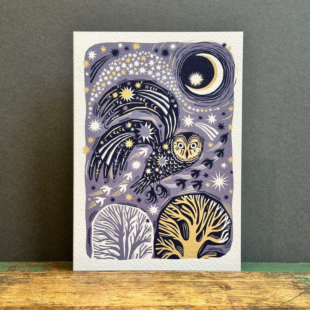 G/Card - Folded Forest - Midnight Owl