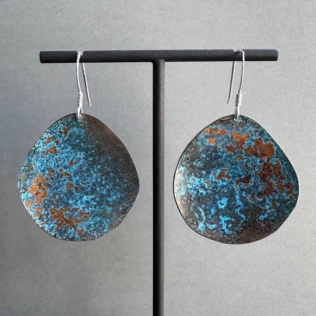 Curve Drop Earrings - Large