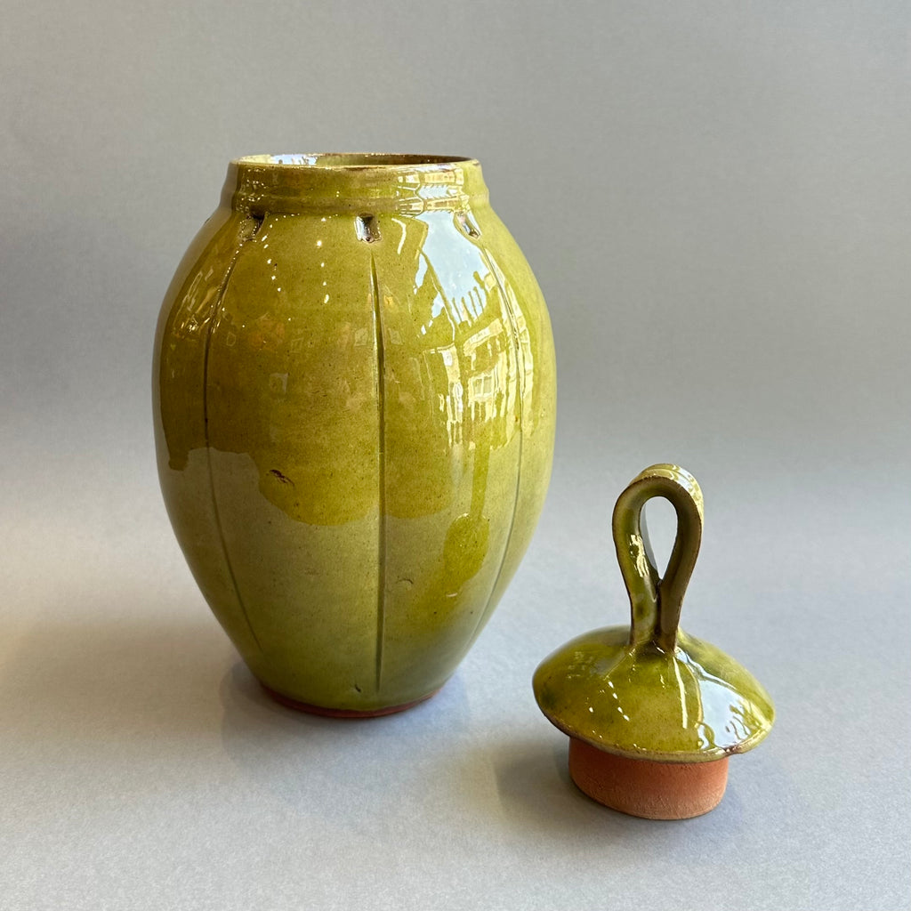Medium Ginger Jar - Green