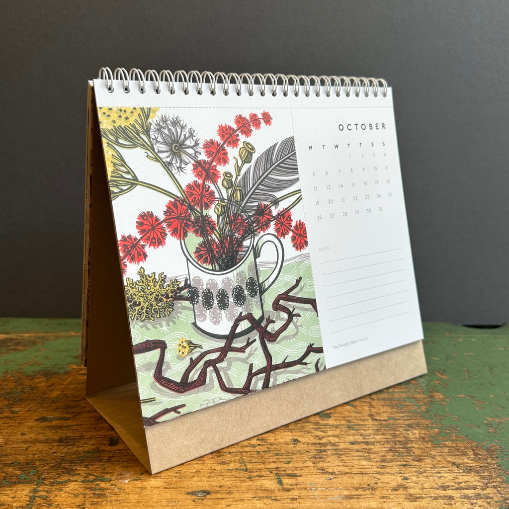 Desk Calendar 2026 - Angie Lewin