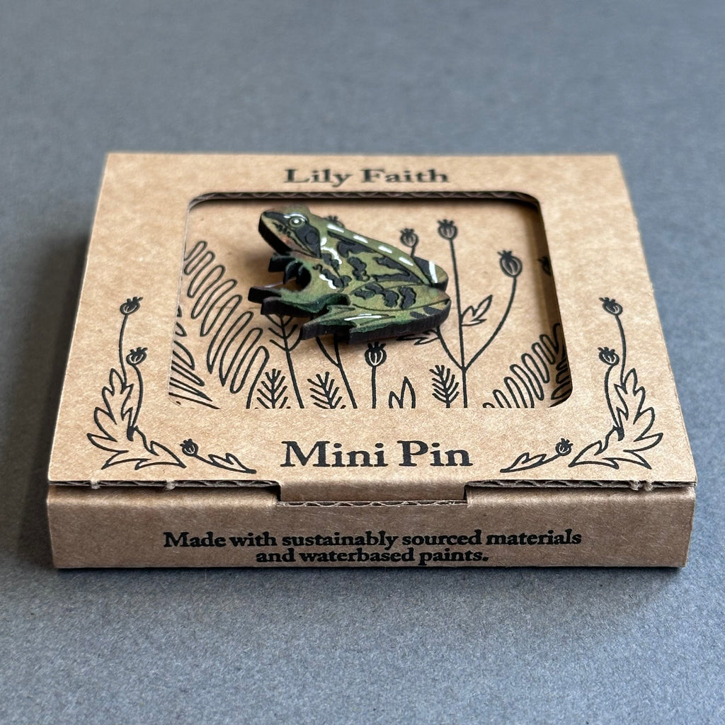 Mini Pin Brooch - Frog