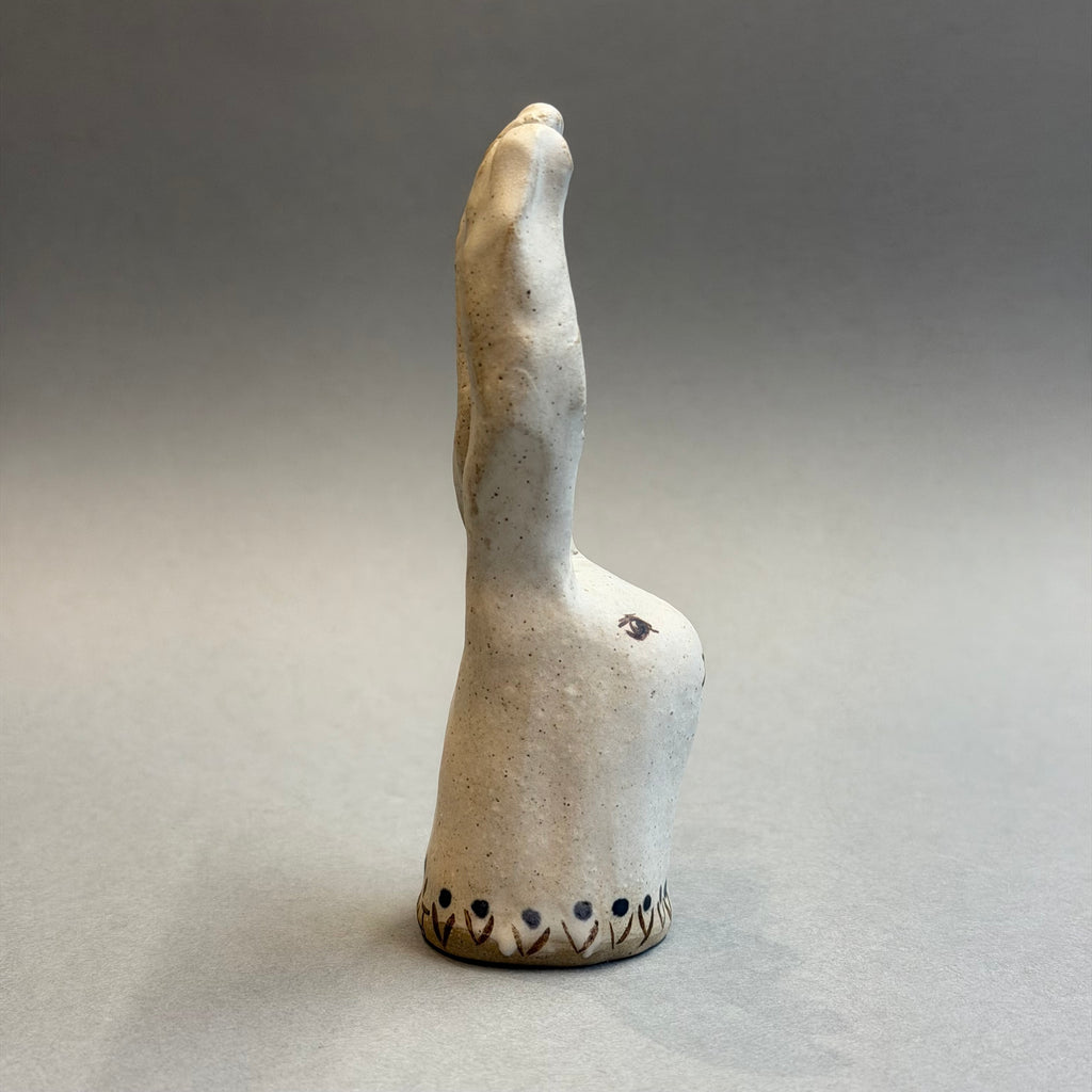 Stoneware Rabbit Head #C