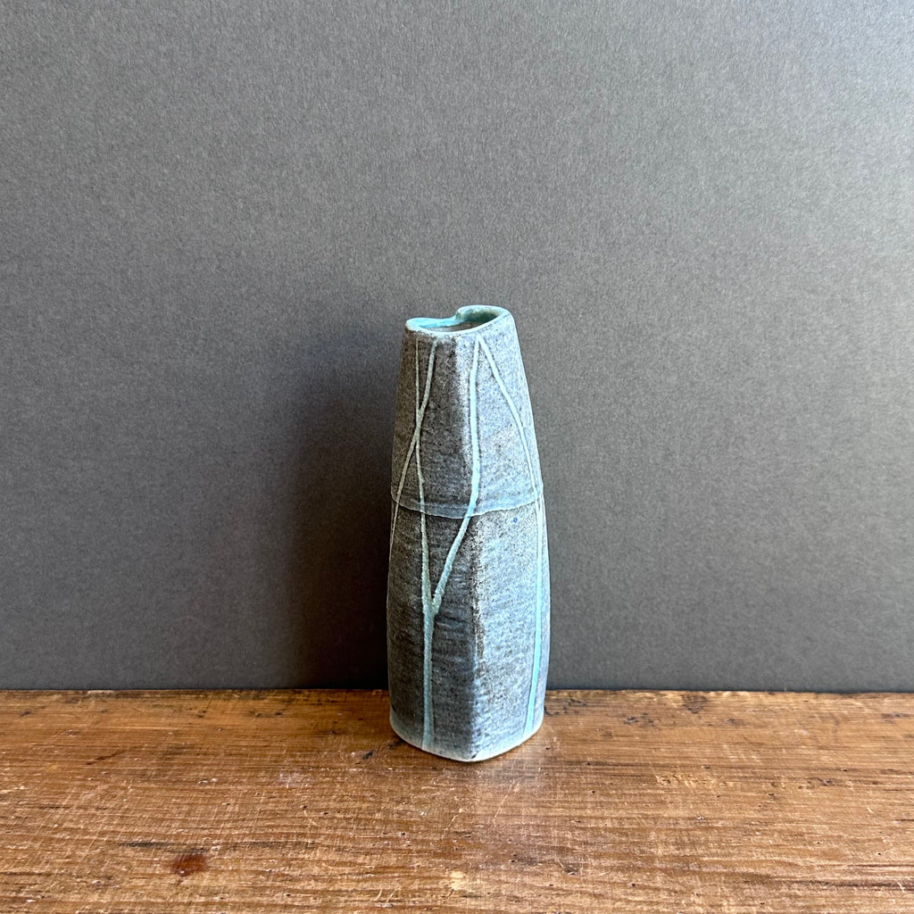 Curved Vase - Small - Dark Woodland