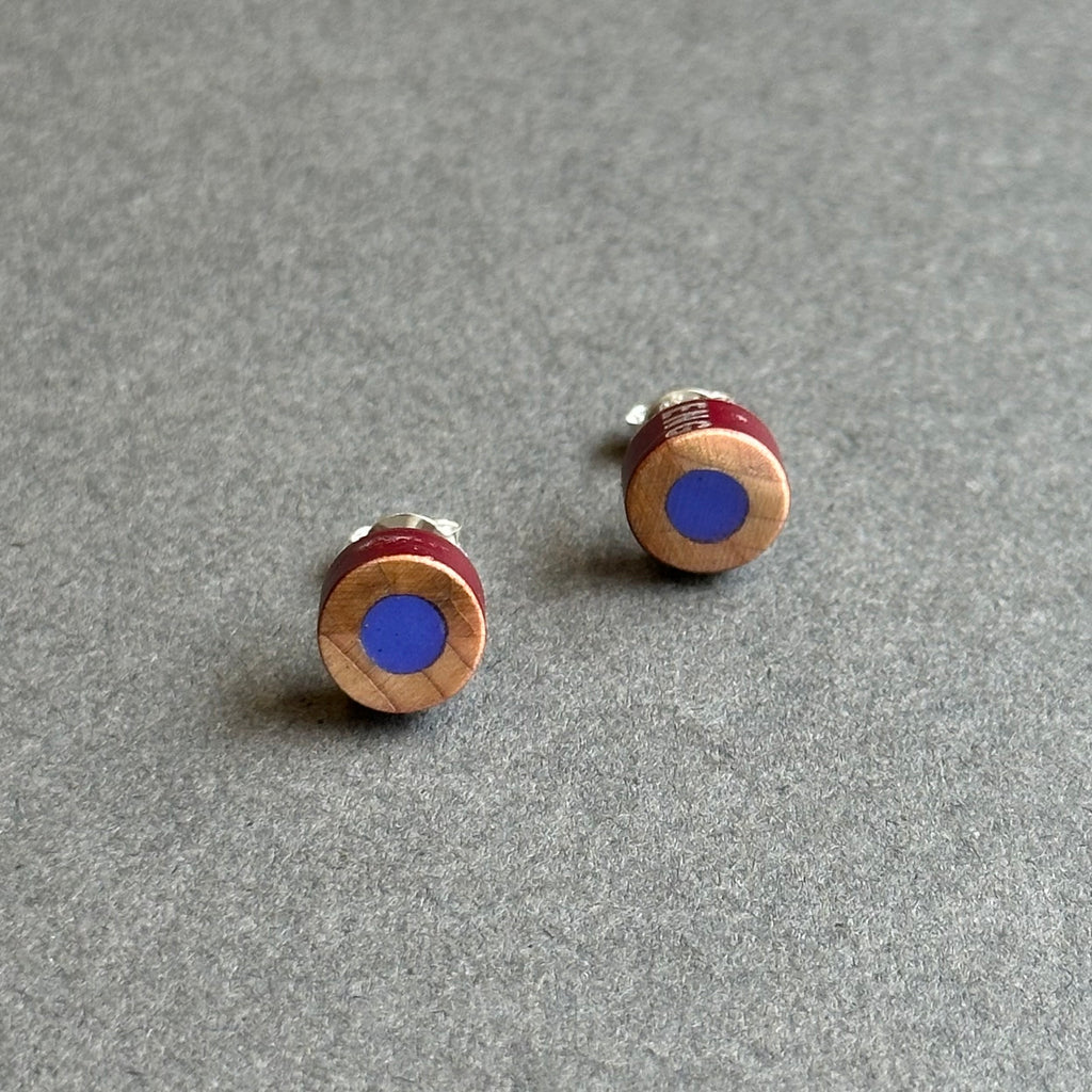 Pencil Stud Earrings - Lavender