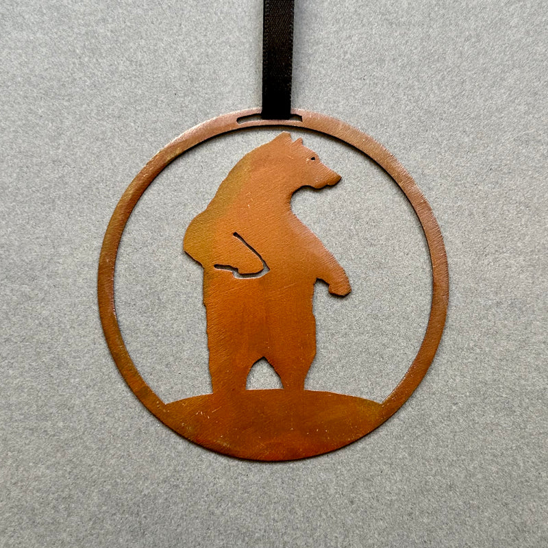 Metal Hanging - Bear