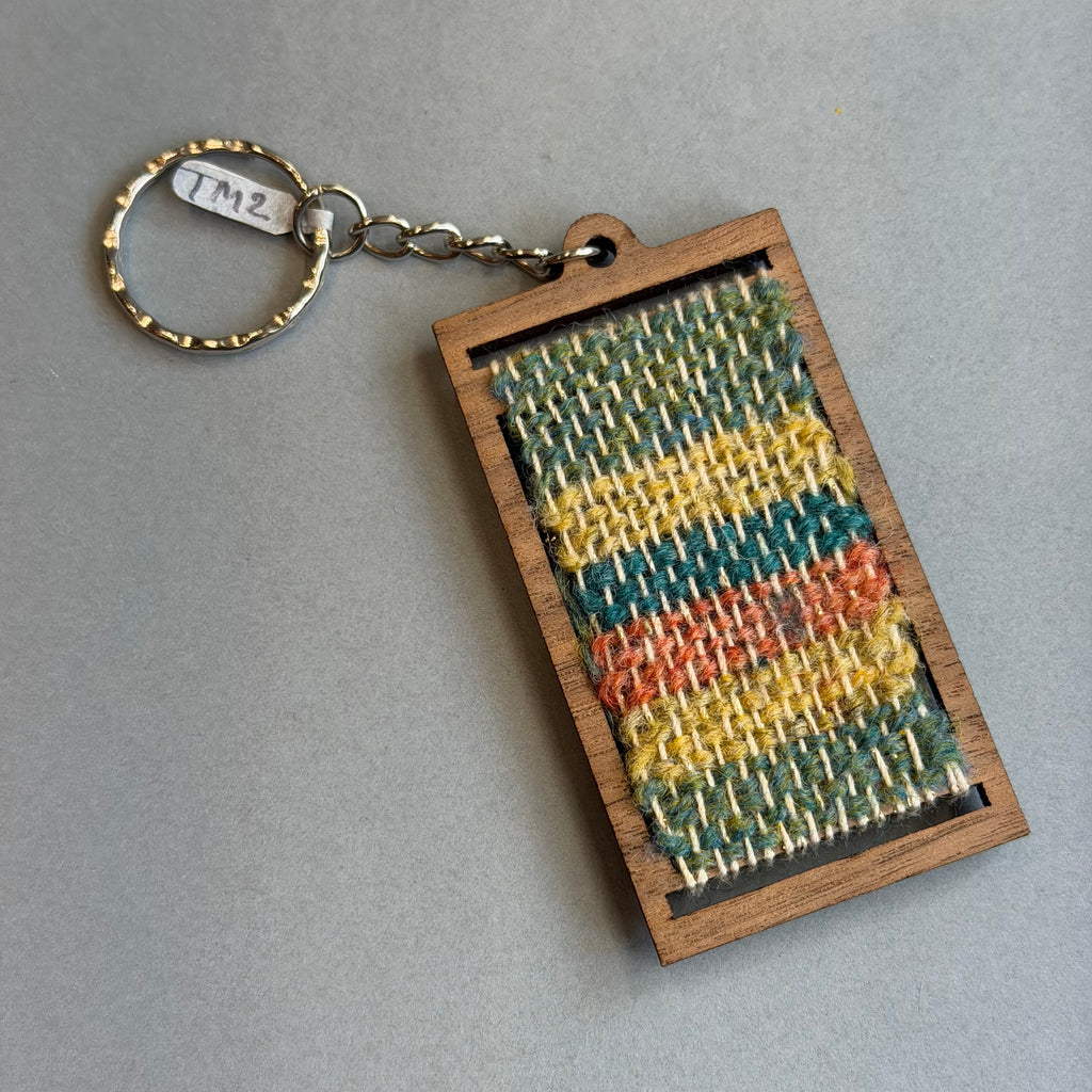 Keyring - Shetland Wool - Rectangle