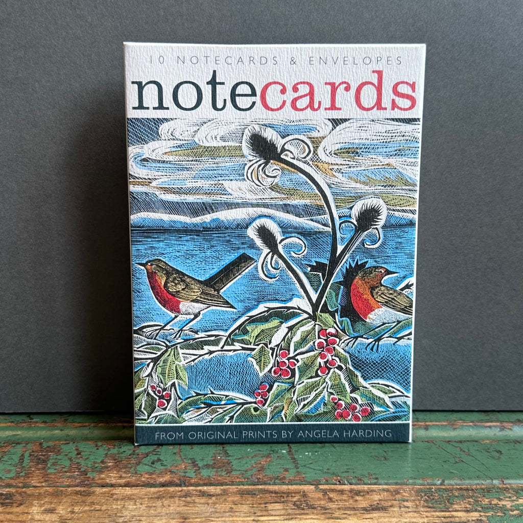 Notecards - Angela Harding - Robins & Teasels/Curlew Christmas