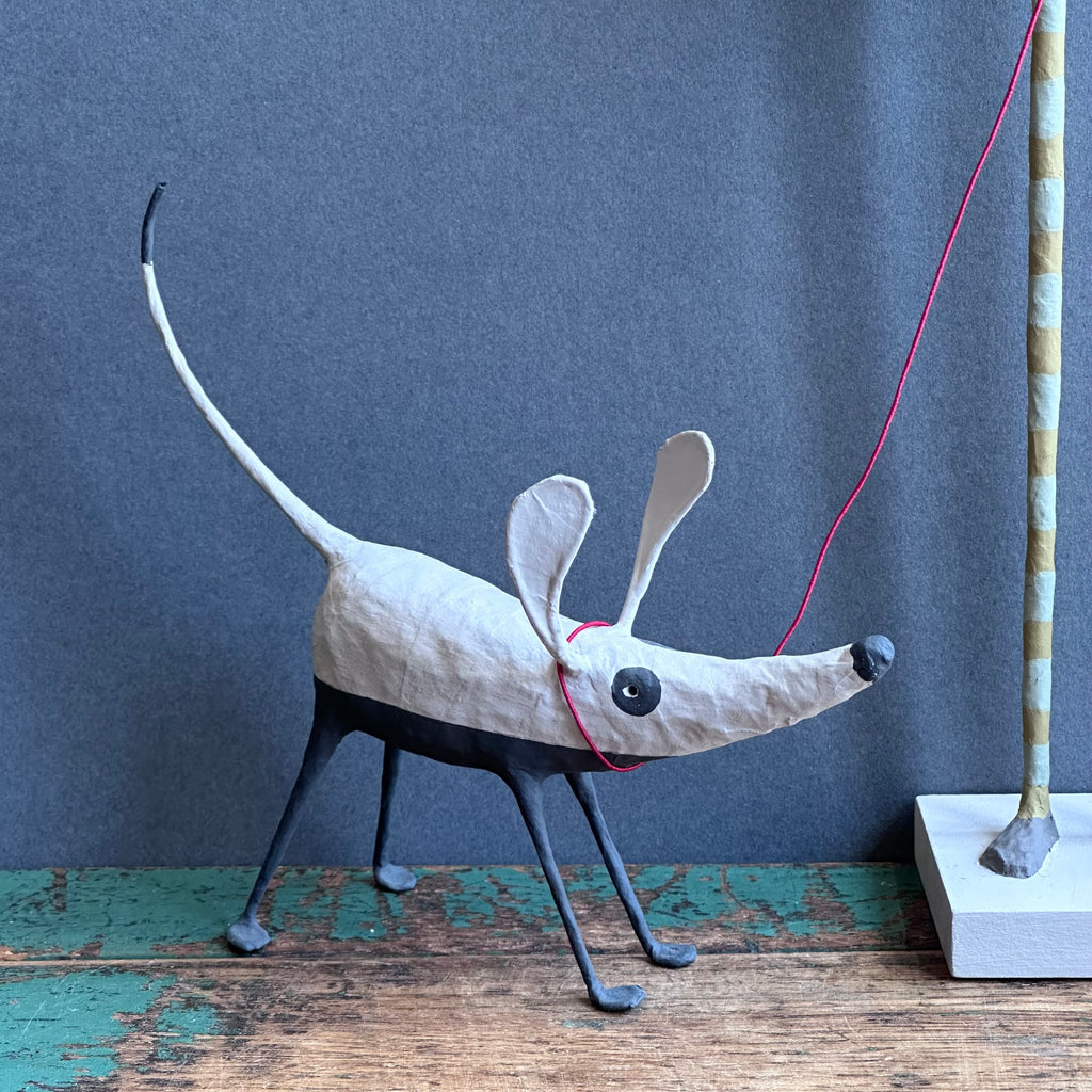 Paper Mache Sculpture ‘Eve & Soloman the Dog’