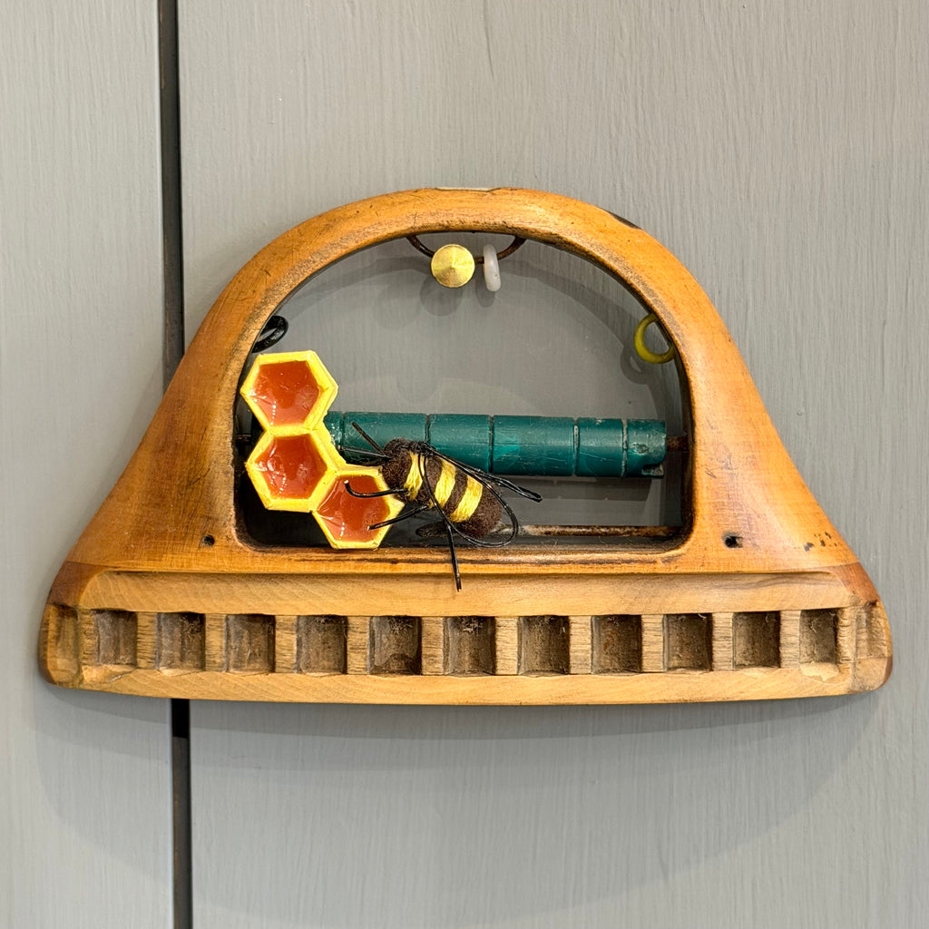 Mixed Media Wild Hive Ribbon Shuttle #004