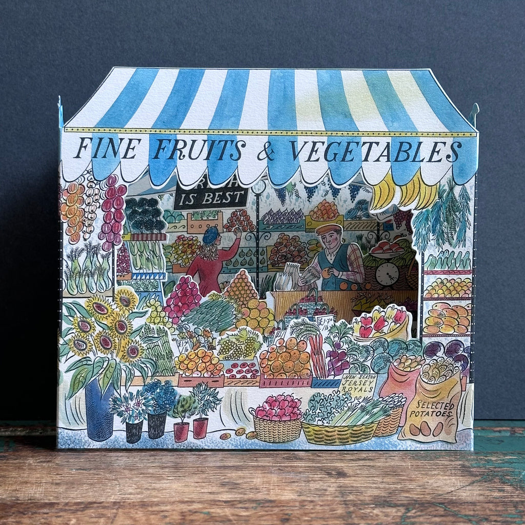 Die-Cut Card - Emily Sutton - Fruit & Veg Shop