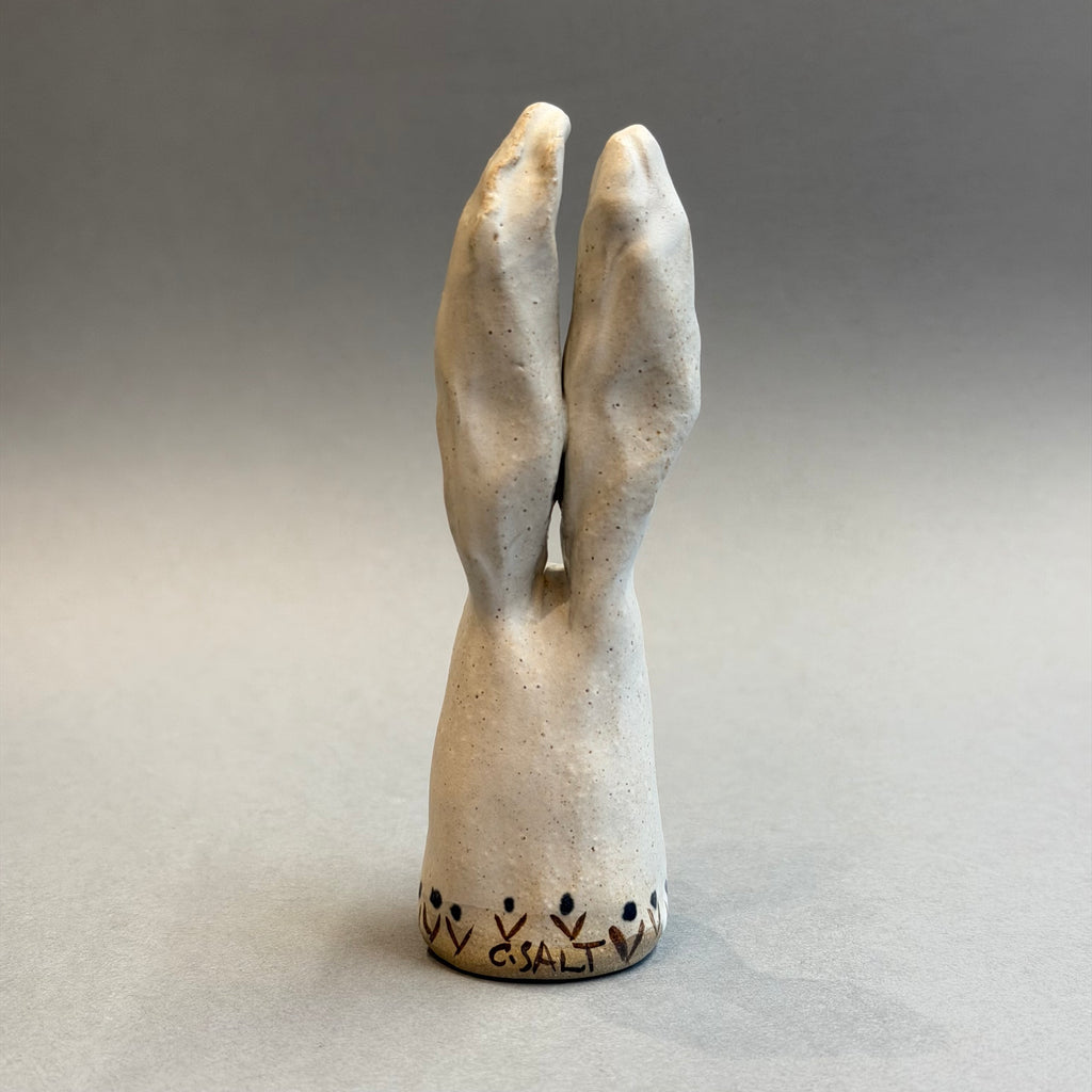 Stoneware Rabbit Head #C