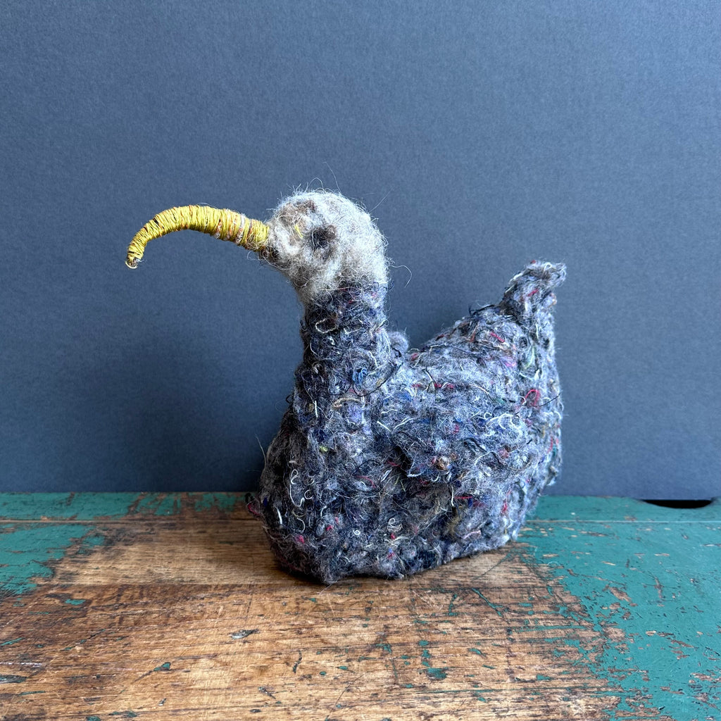 Textile Sculpture ‘Tallulah the Swimming Bird’