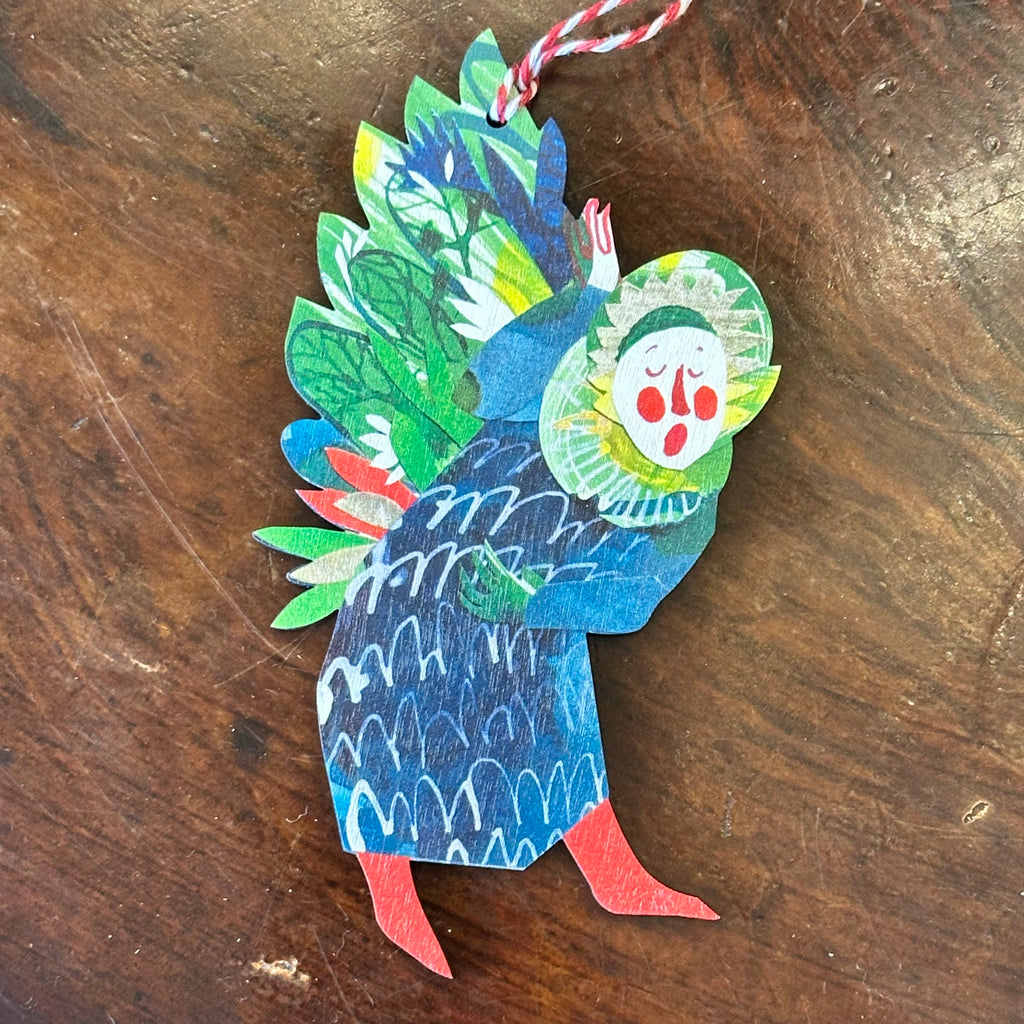 Wooden Decoration - Ester Kent - Singing Angel